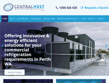 Tablet Screenshot of centralwestrefrigeration.com.au